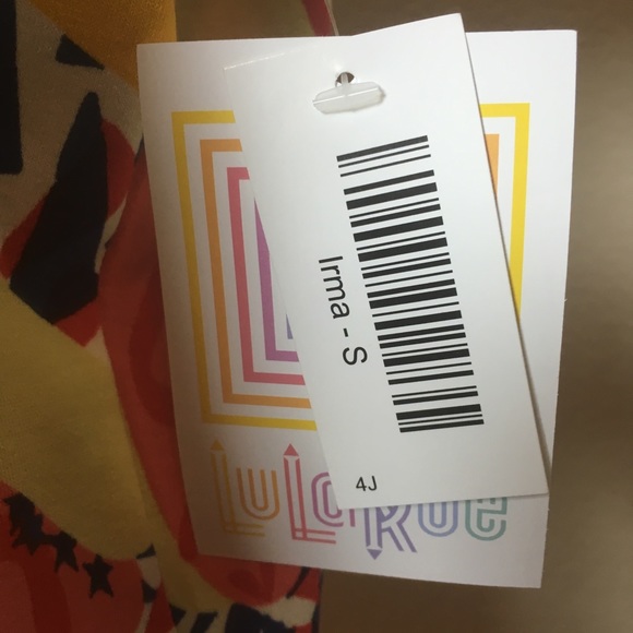 NWT LuLaRoe AMERICANA Irma Tunic Top - Picture 4 of 6